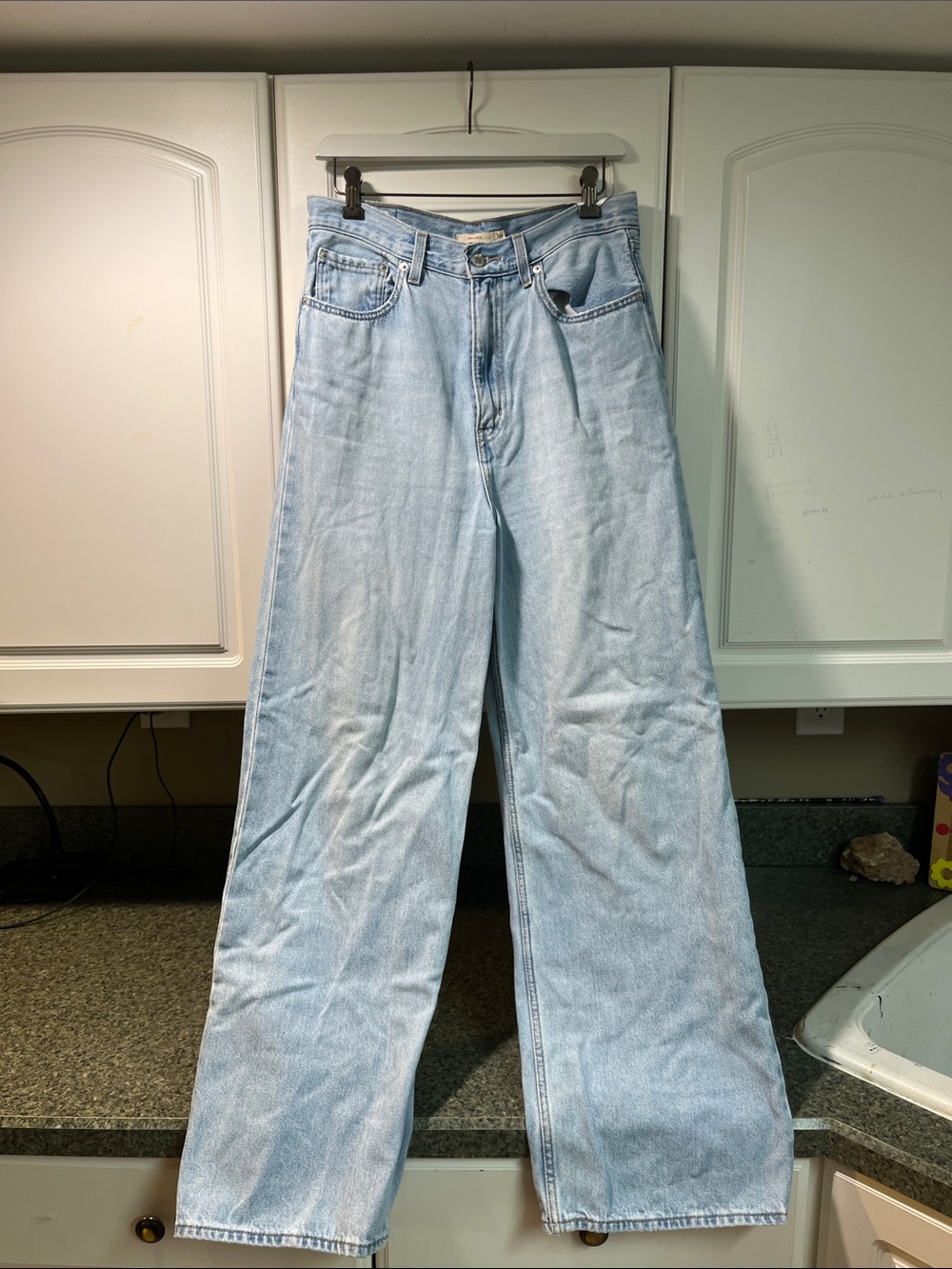 Levi’s Light Wash Wide Leg Jeans